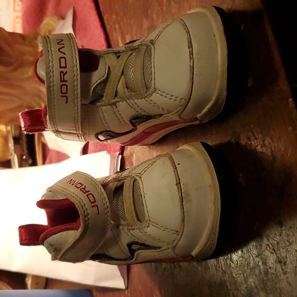 Jordan shoes red black white